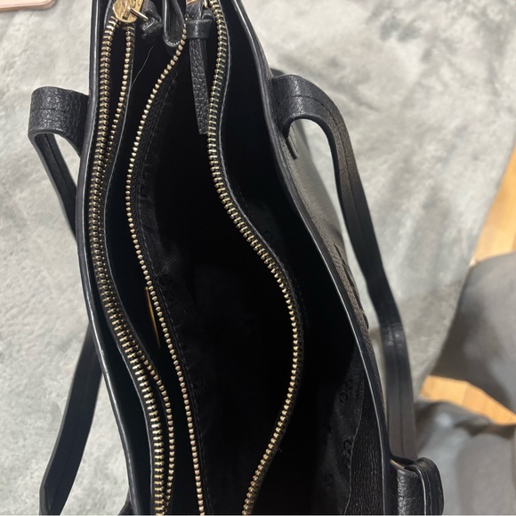 Tory Burch Black Leather Tote Bag - Picture 3 of 8